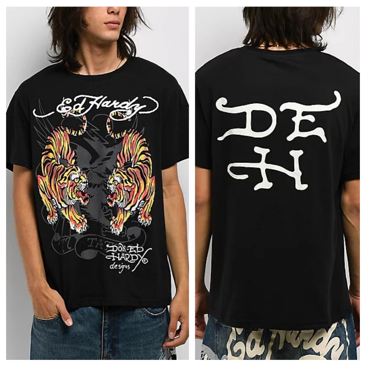 Streetwear Brand Top - Tigers Ed Tattoo Art Street Trendy