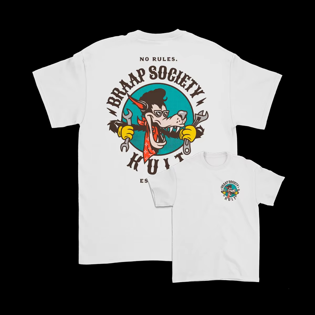 Streetwear Brand Japanese - KEINE REGELN. Repair Big Bad Wolf