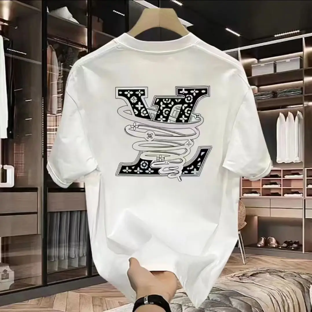 Streetwear Brand Clothing - 100% reine Baumwolle Herren Luxus-Marken Buchstaben-Print