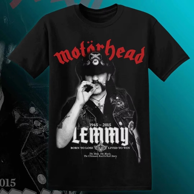 Streetwear Brand Clothing - MOTÖRHEAD LEMMY T-Shirt Herren Damen Kurzarm
