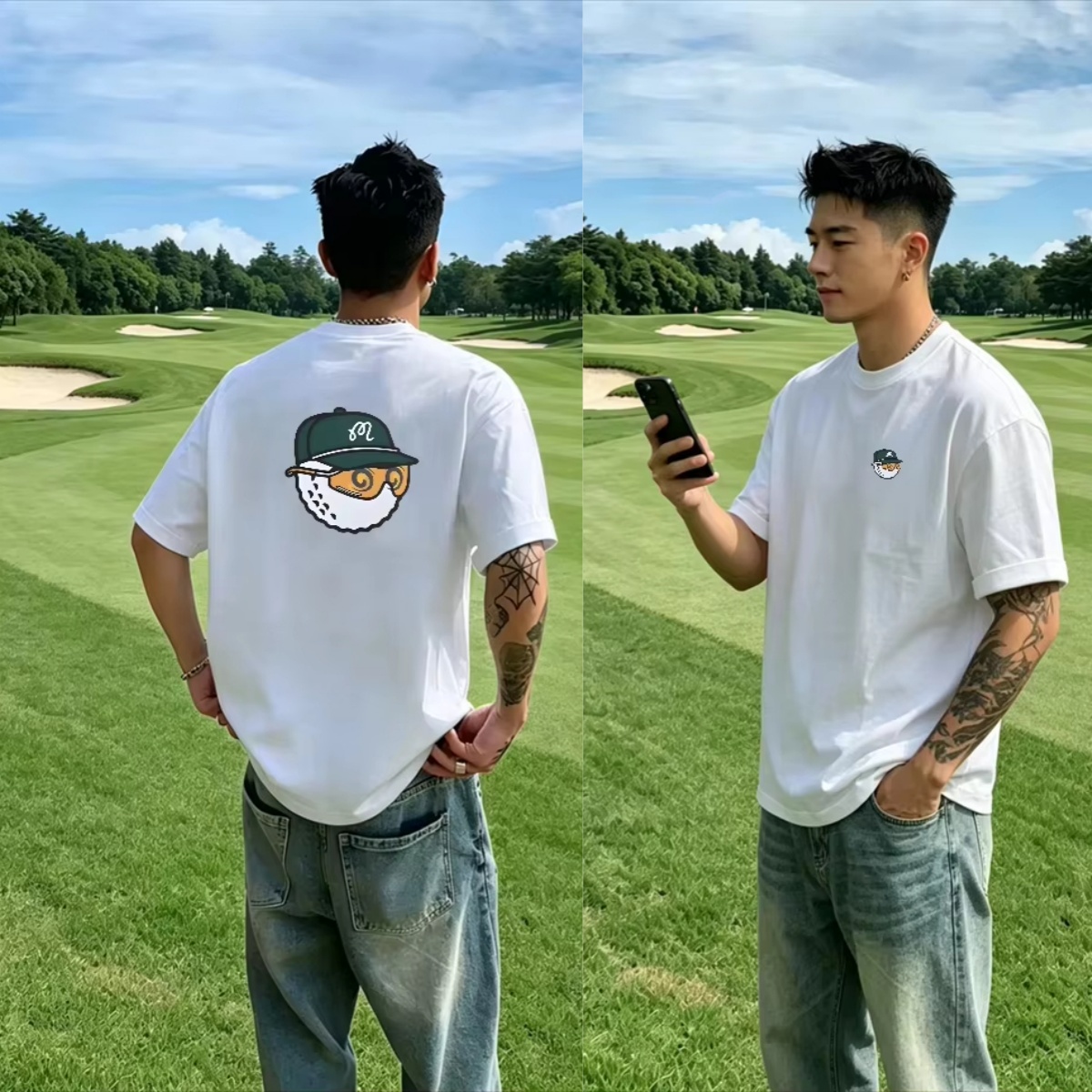 Streetwear Brand Golf - Cartoon Golf Klassisches Outdoor Casual Trendy
