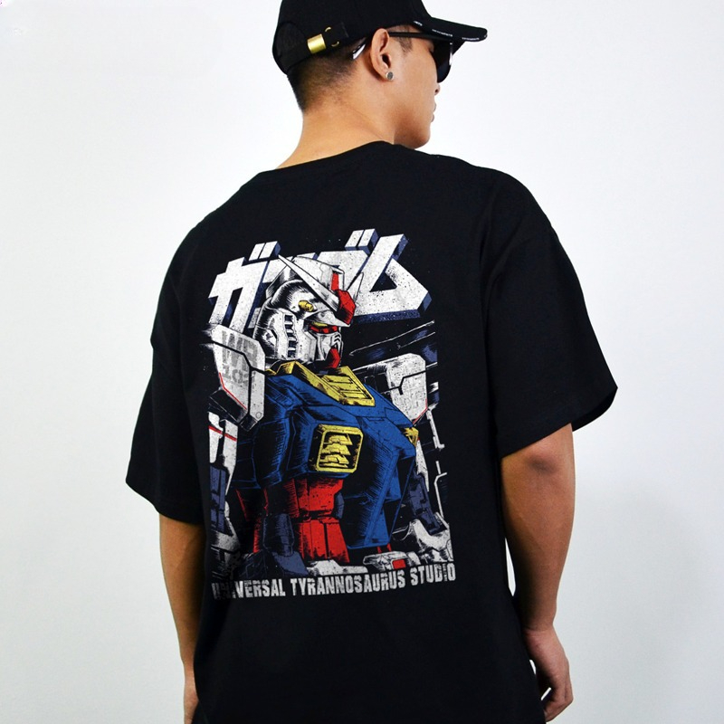 Streetwear Brand Model - Gundam Grafik T Shirts Mann Sommer