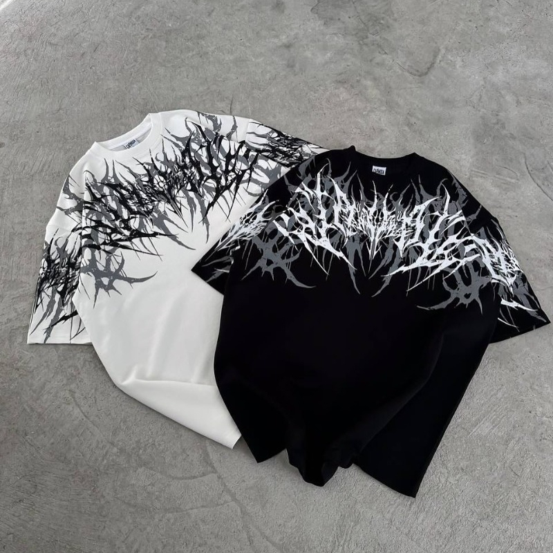 Y2K Goth Streetwear Marken-Uni – Streetwear Brand Fonts Bewertung und Preis