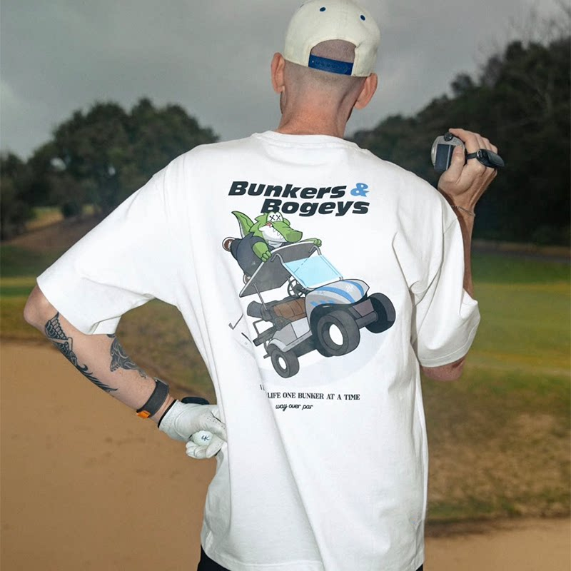 Cartoon-Alligator Golfcart Rüc – Streetwear Brand Golf Bewertung und Preis