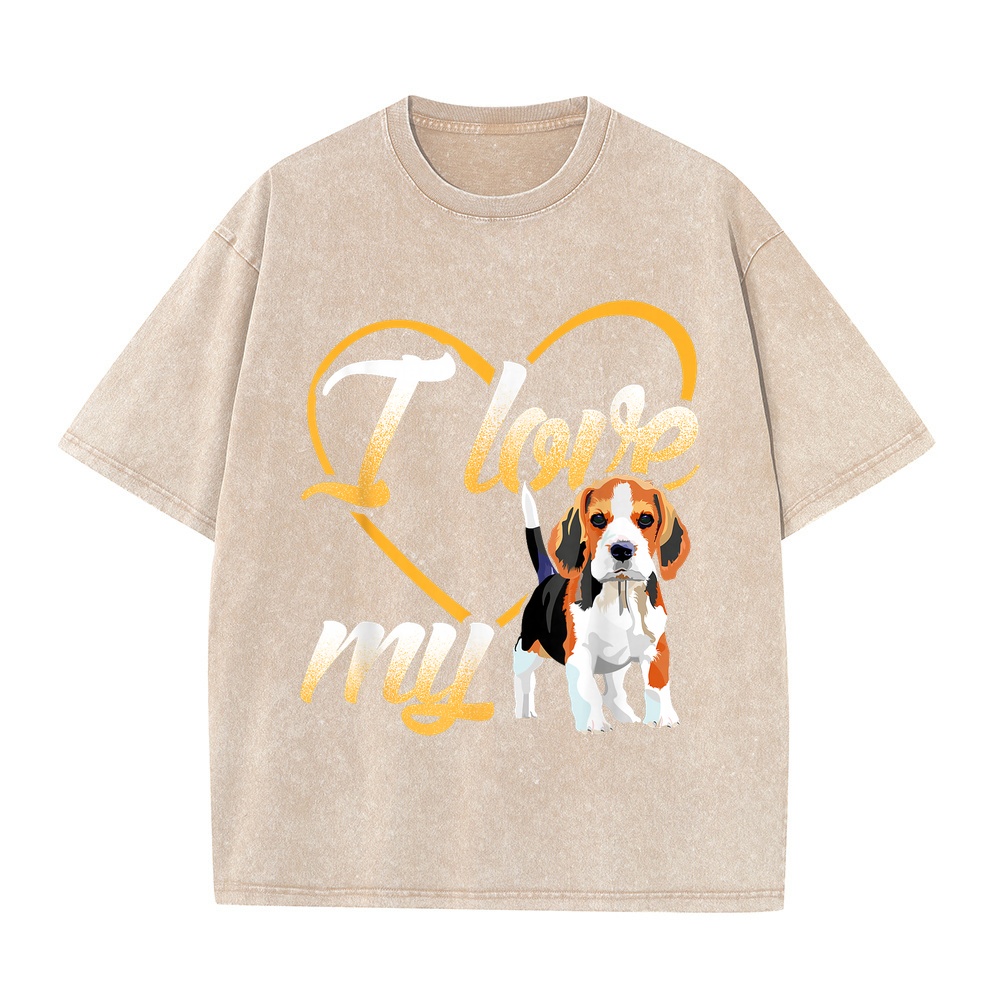 Ich liebe meinen Beagle-Hund T – Streetwear Brand Jersey Bewertung und Preis