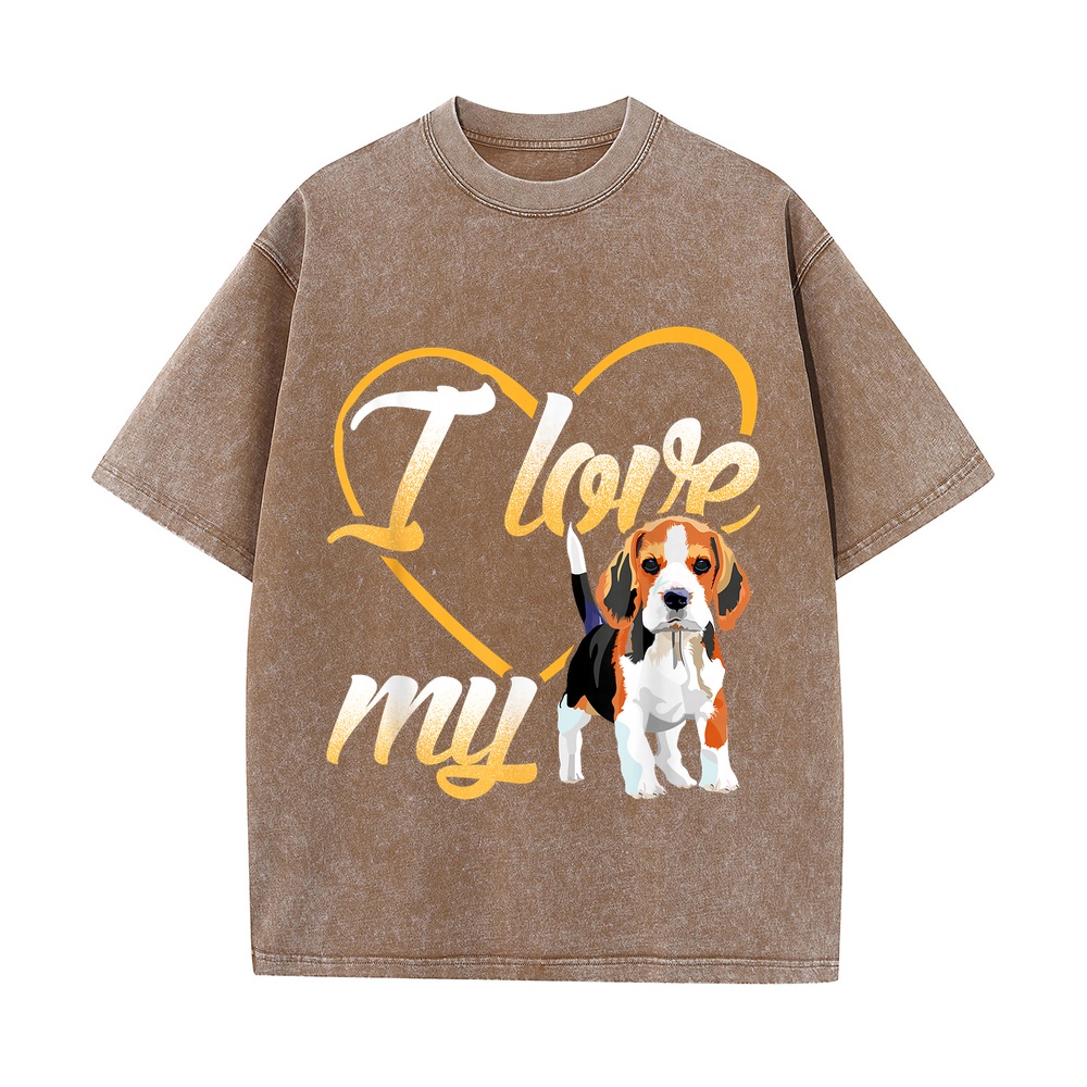 Ich liebe meinen Beagle-Hund T – Streetwear Brand Jersey Bewertung und Preis