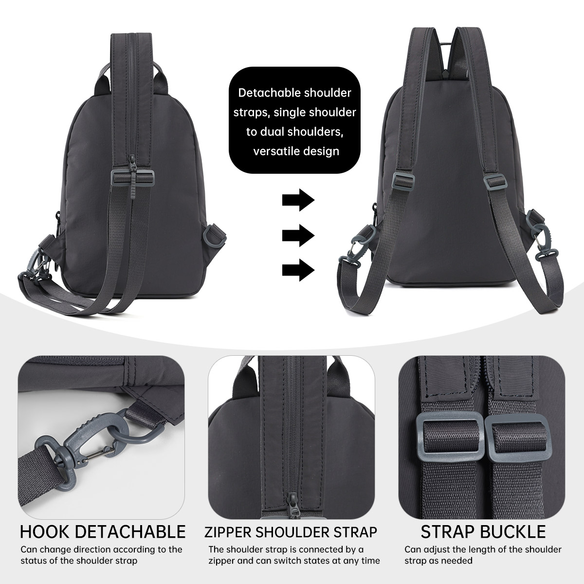 Neue Brusttasche für Herren, L – Streetwear Brand Backpack Bewertung und Preis